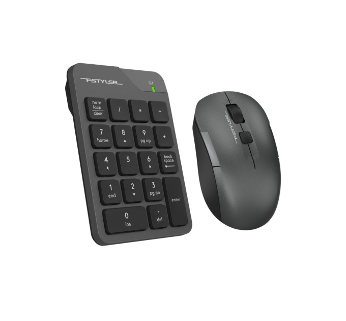 A4Tech Комплект бездротовий клавіатура цифрова з мишою A4Tech Fstyler FG1600C Air2 (Grey), сірий колір