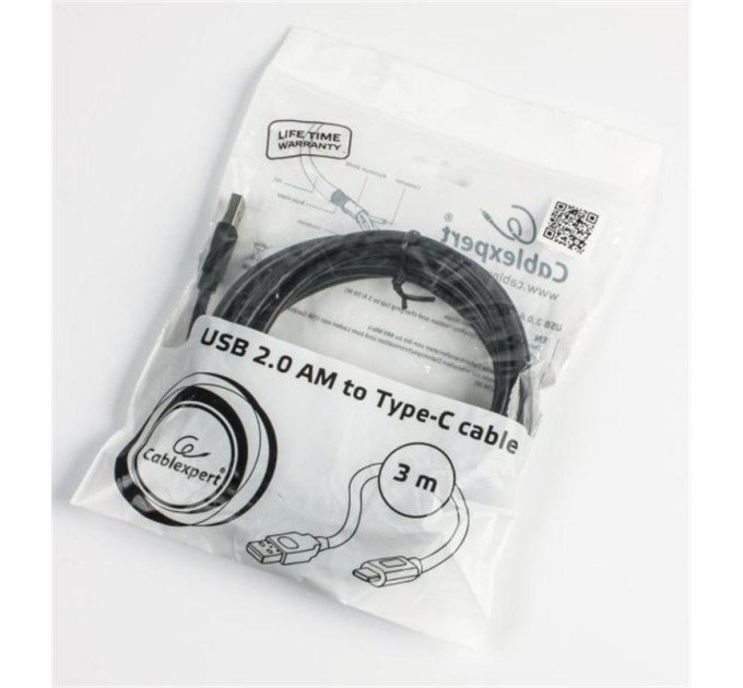 Cablexpert Кабель Cablexpert CCP-USB2-AMCM-10, преміум якість USB 2.0 A-тато/C-тато, 3,0 м.