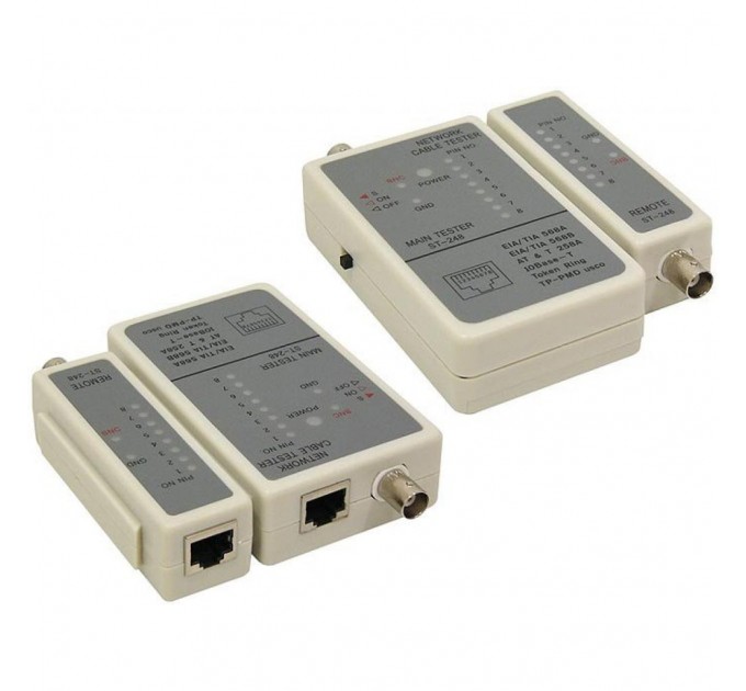 Тестер кабельний RJ-45, RG58 Cablexpert (NCT-1)