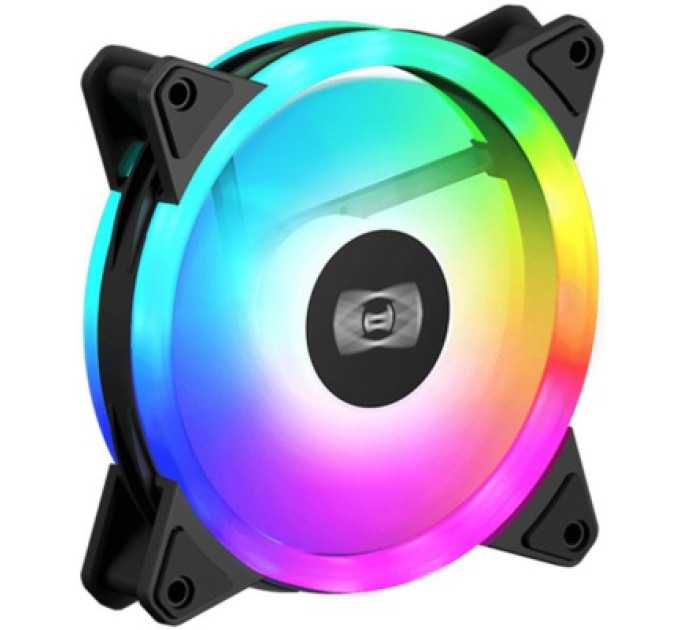 PcCooler Корпусний вентилятор PCCOOLER F3 T120 ARGB BK 3IN1