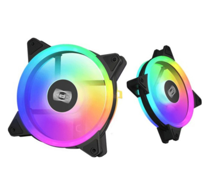 PcCooler Корпусний вентилятор PCCOOLER F3 T120 ARGB BK 3IN1