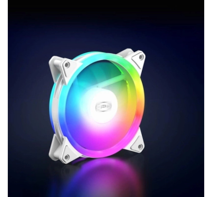 PcCooler Корпусний вентилятор PCCOOLER F3 T120 ARGB WH