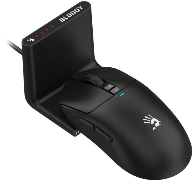 Bloody Миша ігрова бездротова Bloody R72 Pro Duo, колір чорний