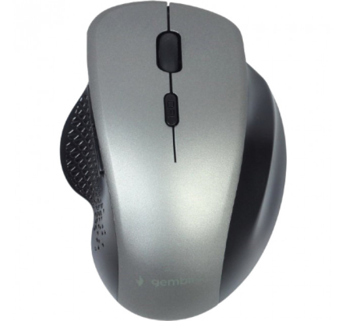 Мишка Gembird MUSW-6B-02-BG Wireless Black-Spacegrey (MUSW-6B-02-BG)