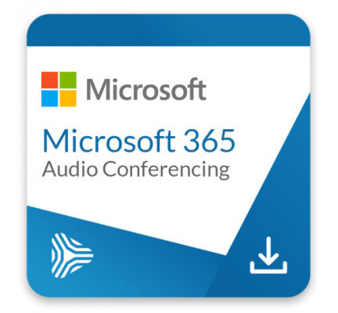Офісний додаток Microsoft 365 Audio Conferencing 1 Year P1Y Annual License (CFQ7TTC0LHSL_0001_P1Y_A)