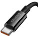 Baseus Дата кабель USB 2.0 AM to USB-C 1.0m Superior Fast Charging 100W cluster black Baseus (P10320102114-00)