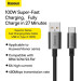 Baseus Дата кабель USB 2.0 AM to USB-C 1.0m Superior Fast Charging 100W cluster black Baseus (P10320102114-00)