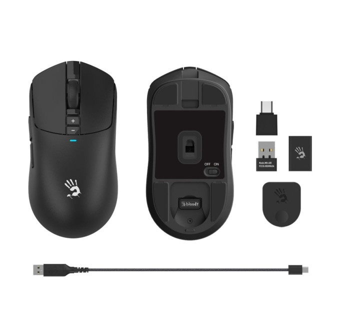Bloody Миша ігрова бездротова Bloody R72 Ultra (Black)
