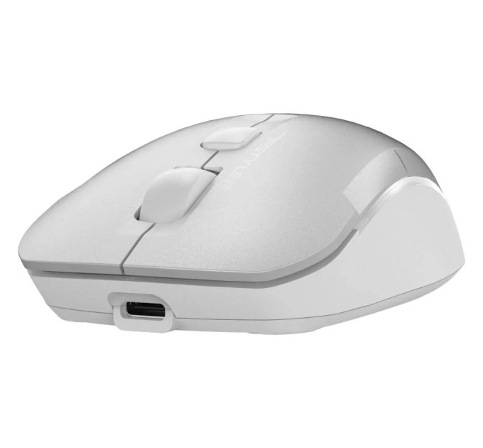 A4Tech Миша бездротова A4Tech Fstyler FB26CS Air2 (Icy White), колір сірий+білий
