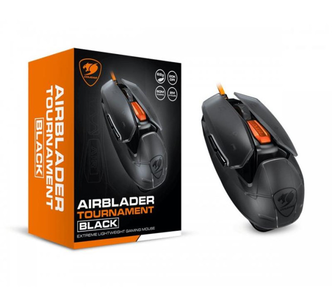 Cougar Миша комп'ютерна ігрова Cougar AirBlader Tournament (Black), USB