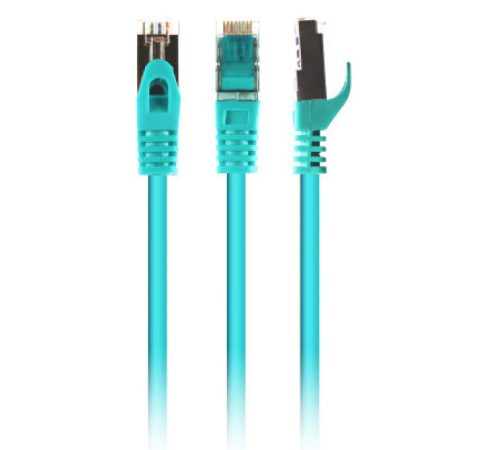 Cablexpert Патч корд Cablexpert PP6A-LSZHCU-G-2M, S/STP, литий, 50u" штекер із фіксатором, 2,0 м, зелений