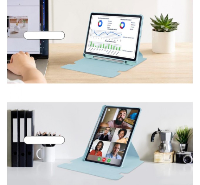 Чохол до планшета BeCover 360° Rotatable + Keyboard Samsung Tab S6 Lite (2024) 10.4" P620/P625/P627 Light Blue (712590)