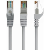 Патч корд Cablexpert PP6U-CU-7.5M, UTP, категорія. 6, литий,  50u" штекер із фіксатором, 7,5 м, сірий