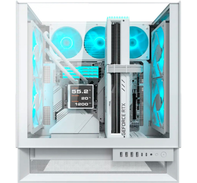 Cougar Корпус комп'ютерний Cougar OmnyX RGB, білий