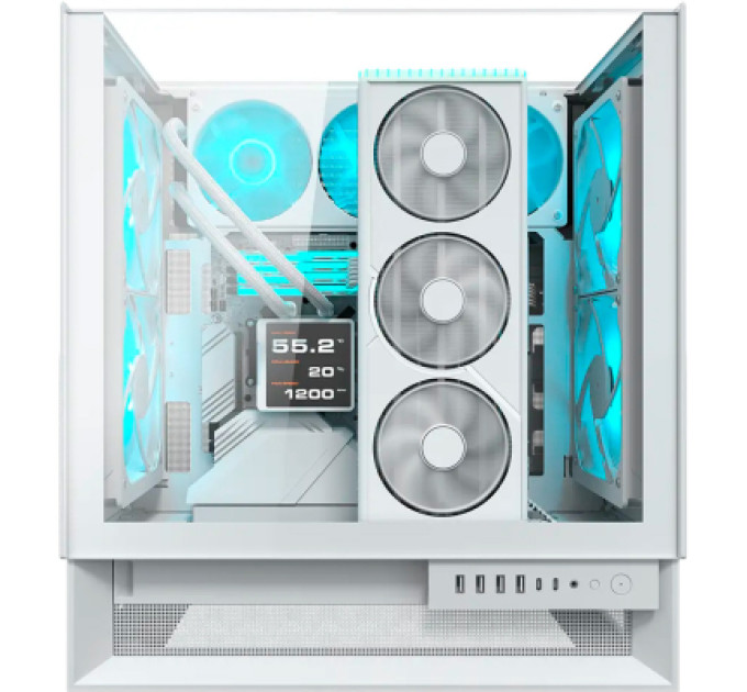 Cougar Корпус комп'ютерний Cougar OmnyX RGB, білий