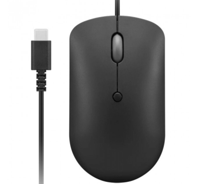 Мишка Lenovo 400 USB-C Wired Black (GY51D20875)
