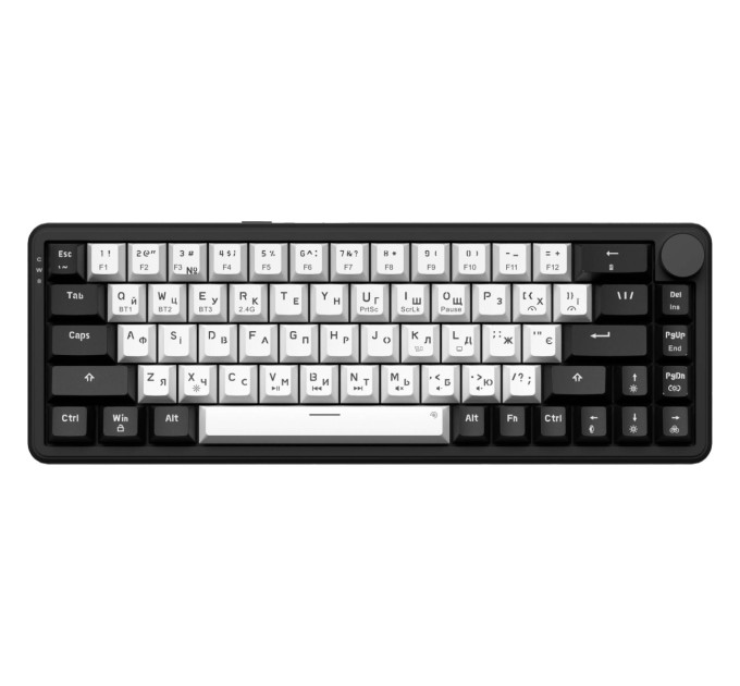 GamePro Клавіатура бездротова GamePro Asgard Valhalla MK210B Pro Black