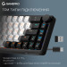 GamePro Клавіатура бездротова GamePro Asgard Valhalla MK210B Pro Black