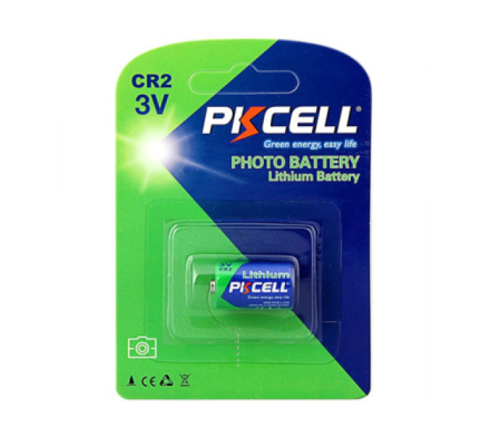 PkCell Батарейка CR2 3V 850mAh Lithium PkCell (CR2-1B)