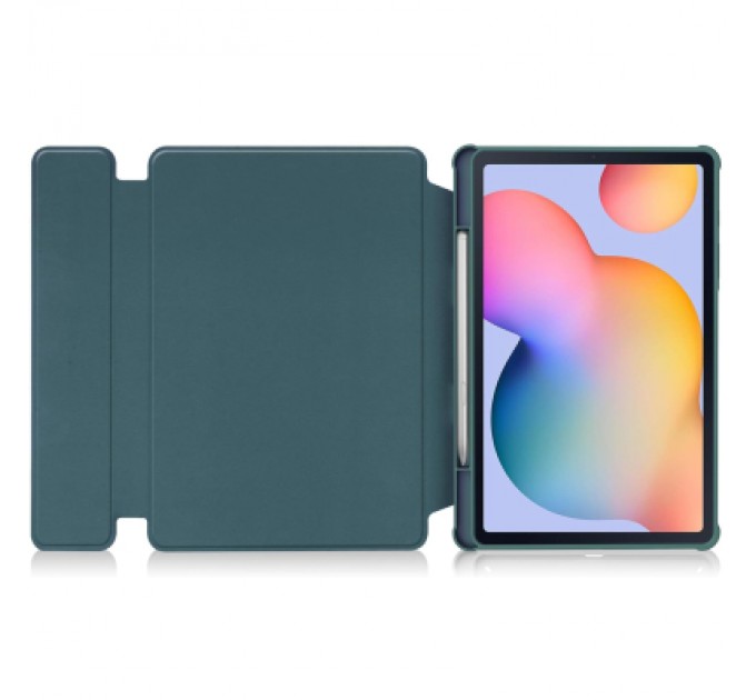 BeCover Чохол до планшета BeCover 360° Rotatable + Keyboard Samsung Tab S6 Lite 10.4 P610/P613/P615/P619 Dark Green (712406)