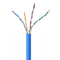 Cablexpert Звита пара,Cablexpert UPC-5004E-SOL-B, CAT5e, одножильна, алюміній під міддю (CCA з AWG24), неекранована, голубий, 305 м