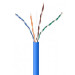 Cablexpert Звита пара,Cablexpert UPC-5004E-SOL-B, CAT5e, одножильна, алюміній під міддю (CCA з AWG24), неекранована, голубий, 305 м