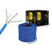 Cablexpert Звита пара,Cablexpert UPC-5004E-SOL-B, CAT5e, одножильна, алюміній під міддю (CCA з AWG24), неекранована, голубий, 305 м
