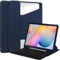 BeCover Чохол до планшета BeCover 360° Rotatable + Keyboard Samsung Tab S6 Lite 10.4 P610/P613/P615/P619 Deep Blue (712405)