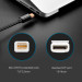 Ugreen Кабель мультимедійний miniDisplayPort M to DisplayPort M 1.5m MD105 black Ugreen (10477)