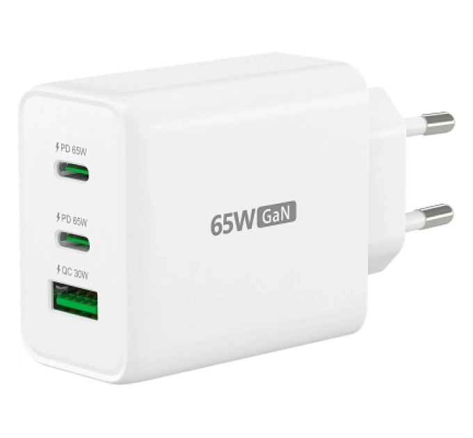 J5create Зарядний пристрій J5create JUP3365E-EN ,1 USB-A / 2 USB-С