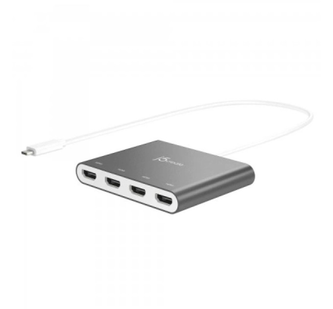 J5create Багатопортовий мультиадаптер J5create JCA366-N USB-C на 4xHDMI
