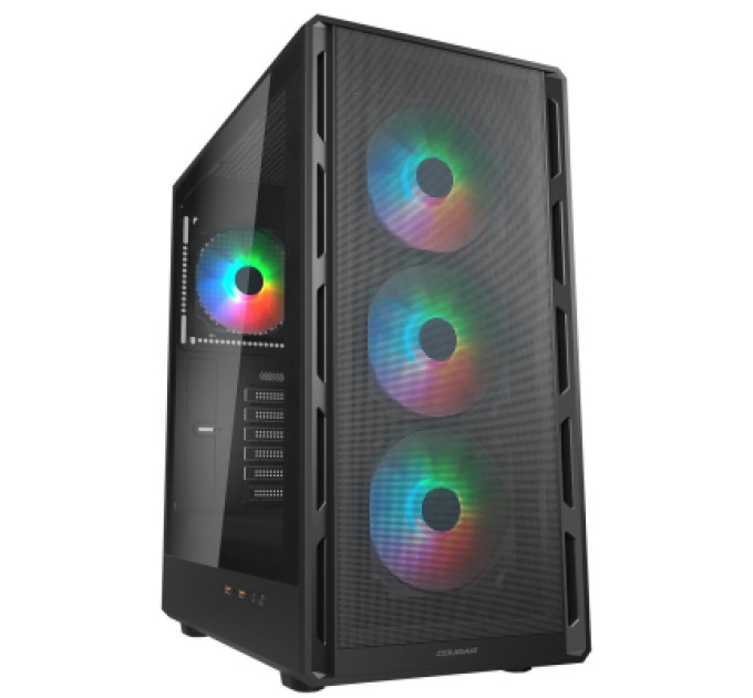 Cougar Корпус комп'ютерний Cougar AIRFACE PURE RGB, чорний