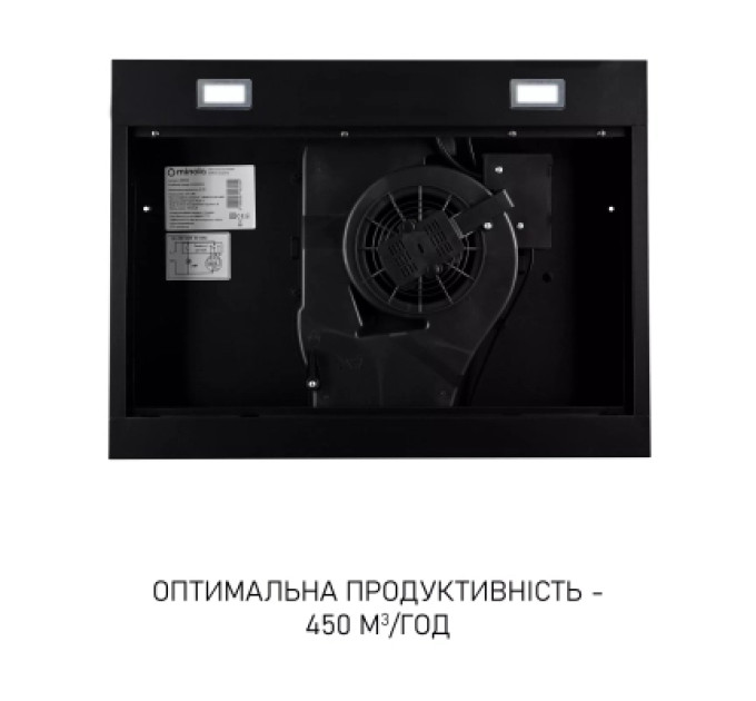 Minola Витяжка кухонна Minola HPLS 612 BL