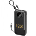 Dudao Батарея універсальна Dudao K13Pro 20000mAh 22,5W PD, QC, with built-in USB-C/Lightning cables (6977196680276)