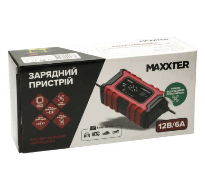 Maxxter Зарядний пристрій Maxxter MX-CHR-12V6A