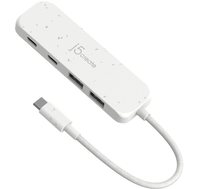 J5create Хаб J5create JCH342EW-N USB-C на 2 USB-A/2 USB-C, білий