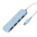 J5create Хаб J5create JCH341EC-N USB-C на 4 USB-A, блакитний