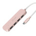J5create Хаб J5create JCH341ER-N USB-C на 4 USB-A, Червоний