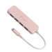 J5create Хаб J5create JCH341ER-N USB-C на 4 USB-A, Червоний