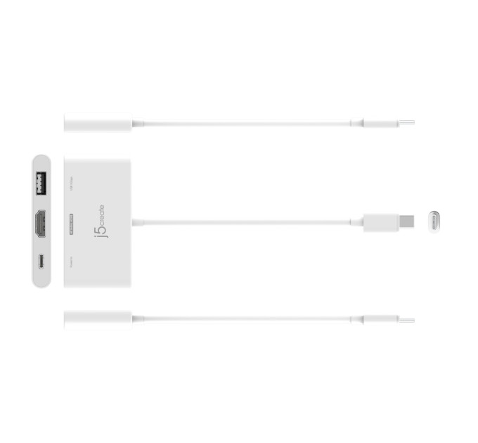 J5create Багатопортовий мультиадаптер J5create JCA399-N, USB Type-C 3-в-1