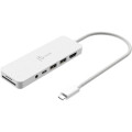 J5create Багатопортовий мультиадаптер J5create JCD373EW-N, USB Type-C 6-в-1