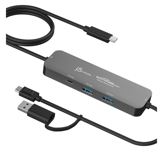 J5create Багатопортовий мультиадаптер Wormhole Switch J5create JCH462-N
