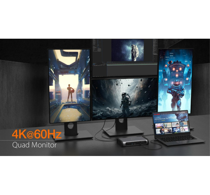 J5create Док станція J5create JTD568-EN, Type-C 15-в-1