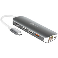 Багатопортовий мультиадаптер J5create JCD383-N, USB Type-C 9-в-1