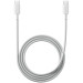 Xiaomi Дата кабель USB-C to USB-C 1.0m 6A braided white Xiaomi (1169403)