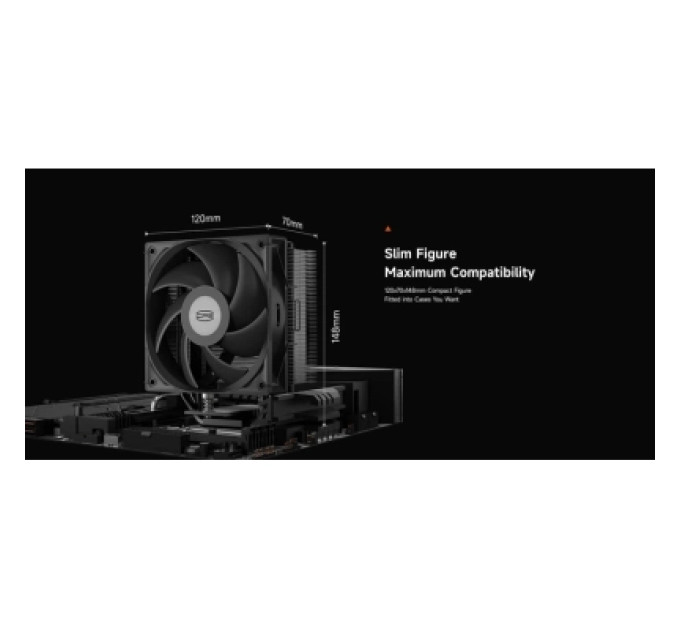 PcCooler Кулер процесорний PCCOOLER RT500 BK, чорний