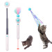 Petgravity Іграшка для котів Petgravity Інтерактивна висувна вудочка з лазером блакитна (PG-CT053B)