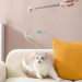 Petgravity Іграшка для котів Petgravity Інтерактивна висувна вудочка з лазером блакитна (PG-CT053B)