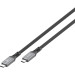Cablexpert Кабель Cablexpert CCBP-USB4-CMCM240-0.3M, преміум якість, USB4, C-тато/C-тато, 0,3 м.