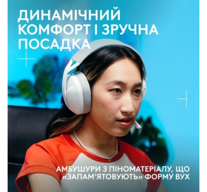 Logitech Навушники Logitech G321 Lightspeed White (981-001569)